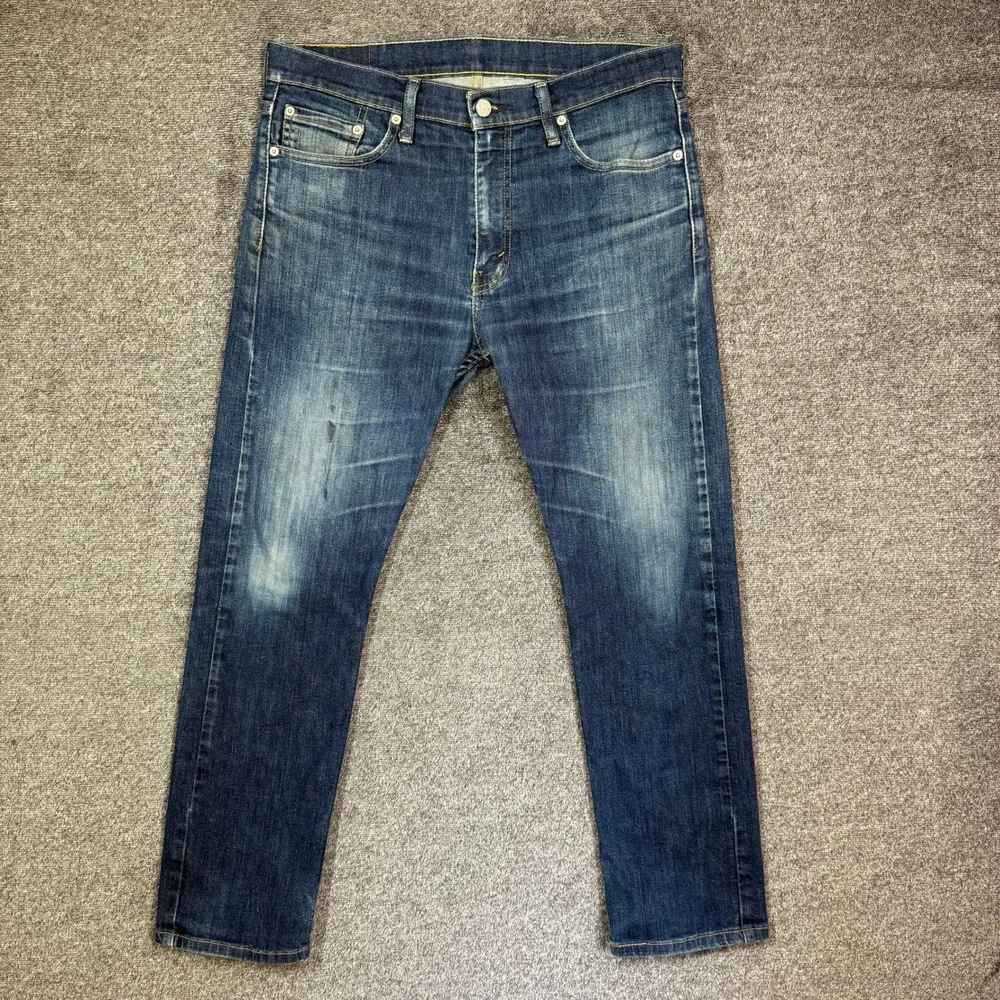 Levi's 513 Jeans‎ Mens 33x30 Slim Straight Blue Medium Wash Denim